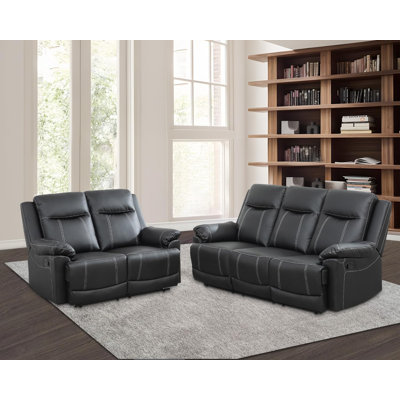 2-Piece Manual Reclining Living Room Sofa Set by Ebern Designs