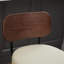 Tabouret de bar et de comptoir arrière pivotant (ensemble de 2)-2092109129