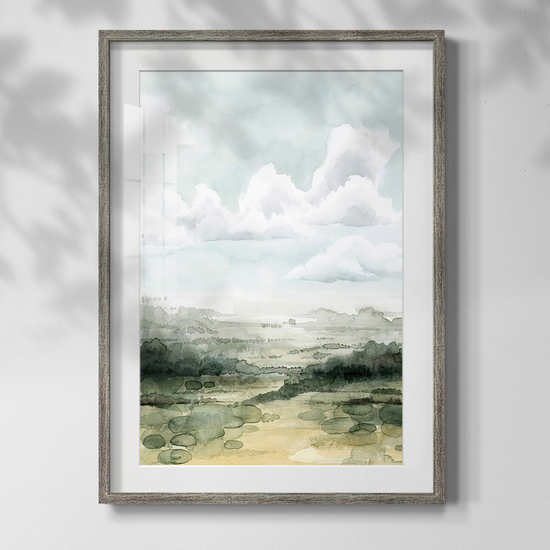 «Lily's Laugh I», reproduction encadrée, Oui, Blanc, Papier encadré argent vieilli