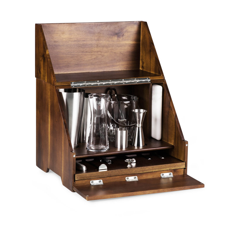 Ensemble d'outils de bar Madison Acacia