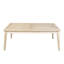 Table basse d'extérieur rectangulaire en acacia