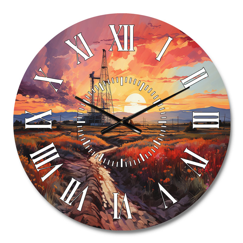Horloge murale Orange, Médium