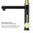 RoomTec Pull Down Kitchen Faucet with Soap Dispenser-86376534