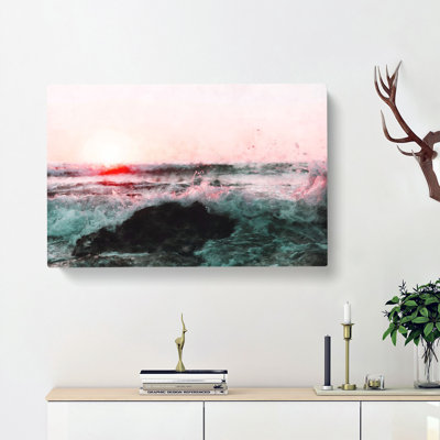 Ocean Splash - Wrapped Canvas Print