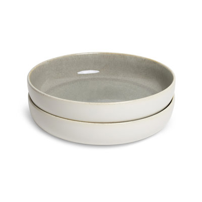 Ensemble de 2 bols de service en mousse Sangona Resona, bol de service en grès de 10 po, 64,25 oz, va au micro-ondes et au lave-vaisselle