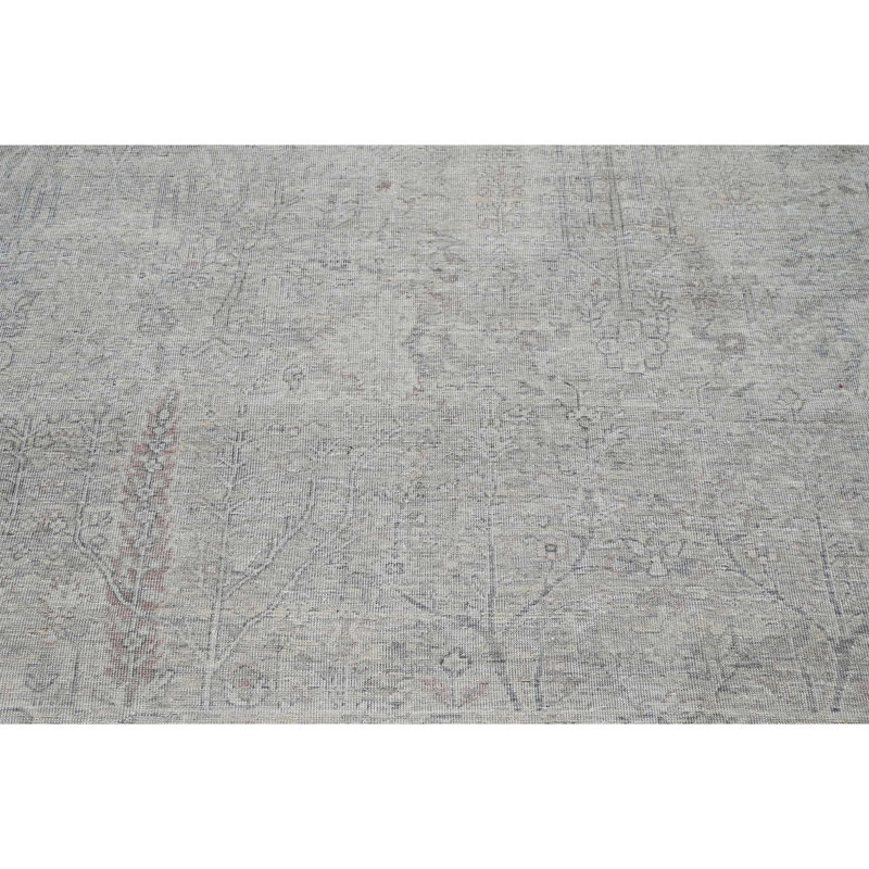 Hand Knotted Wool Southwestern Area Rug in Beige/Sand/Gray, Rectangle 8' x 10'