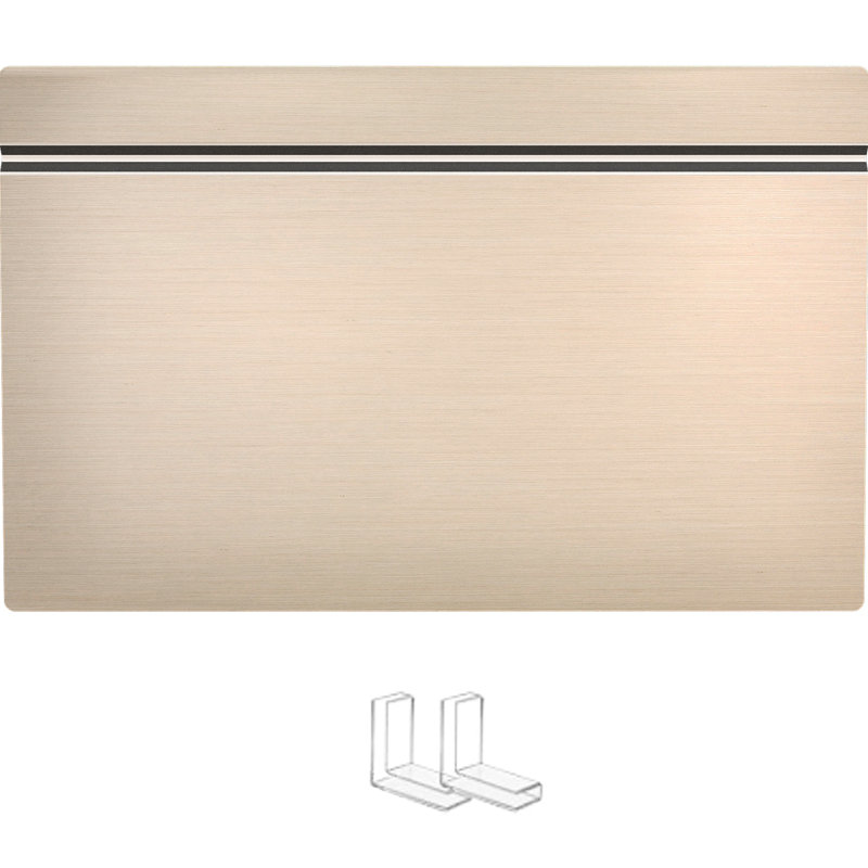 5 tablettes en mousse grillagées avec abat-jour en chêne pour étagères de salle de bain amovibles, décoratives avec grain de bois, 0,75 mm d'épaisseur, 10 supports en acrylique à angle droit pour utilisation à long terme