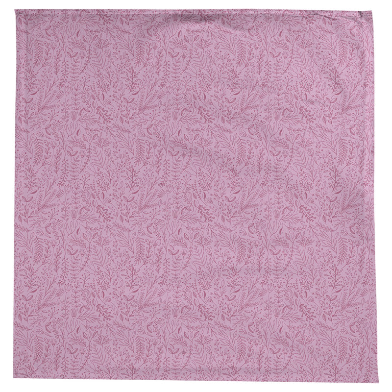 Leffel Ditsy Floral Pattern Tablecloth, Pink