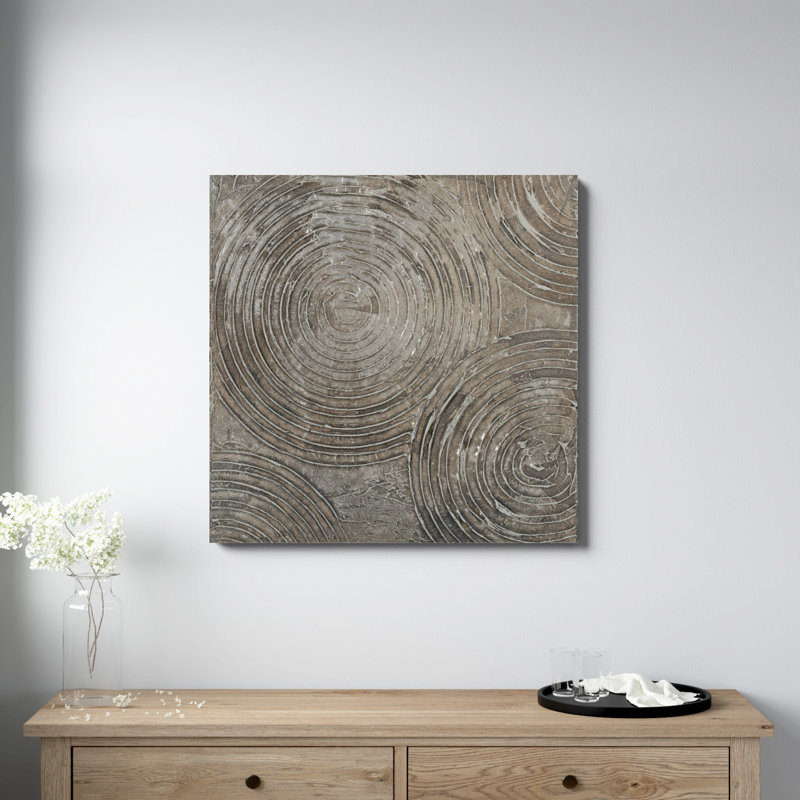 «Griege Neutral», reproduction d'art sur toile tendue, H 36 po x l 36 po