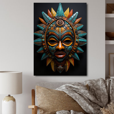 Jeilani, masque tribal africain, bamileke