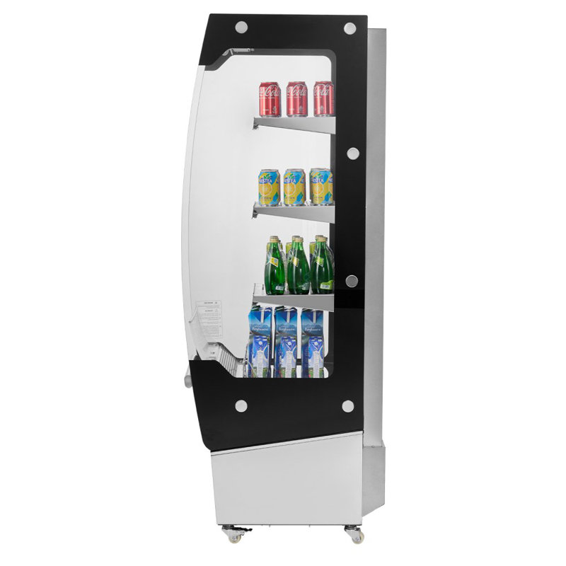 Open Air Merchandiser 3-Tier Display Cooler with Air Curtain 7.8cu.ft.