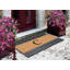 Paillasson en caoutchouc naturel et coco 24 x 36 pour porte d'entrée, paillasson durable traité anti-perte-70050981