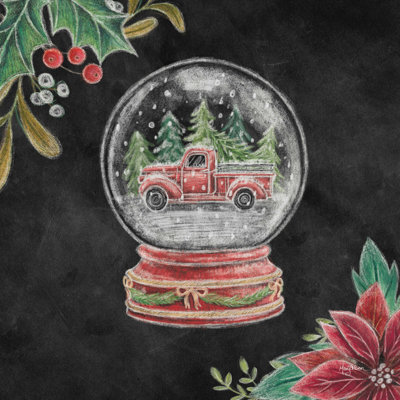 Fiqirete " Christmas Chalk Snow Globe "