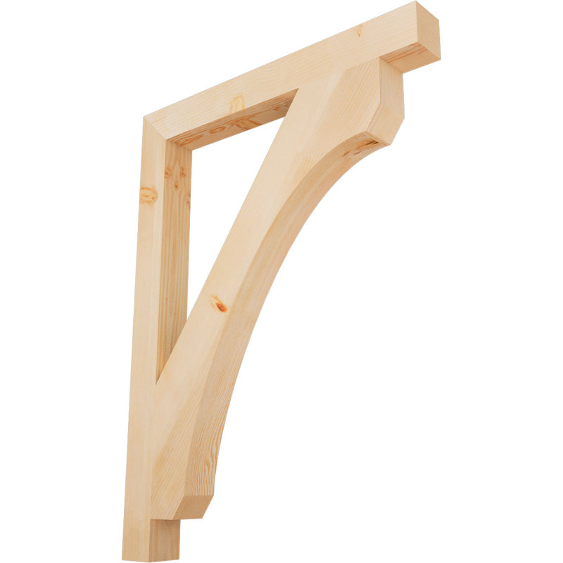 Support en bois rustique Legacy Block, Sapin de Douglas, Lisse, H 44 po x l 3,5 po x P 36 po