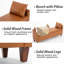 Banc de rangement rembourré 60 po avec accoudoirs Shaneta-2083502224-2082662920