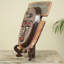 Royal Elephant Theme Handmade African Mask and Stand Sculpture