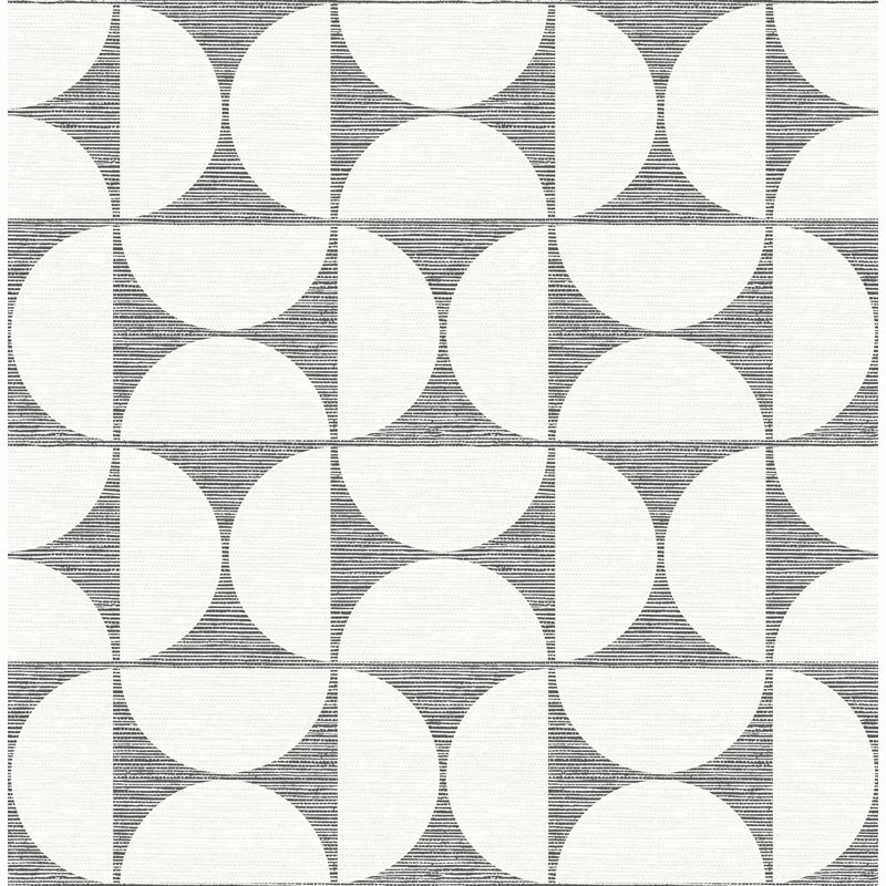 Papier peint motif géométrique Amerson, Vert