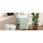 Meuble-lavabo de 20 pouces avec lavabo intégré en céramique, armoire et tiroir pour lavabo d'invités, tablette latérale ouverte