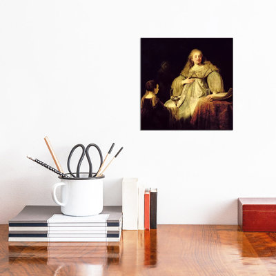 Artemisia, 1634 by Rembrandt van Rijn - 1 Piece Wrapped Canvas Wall Art