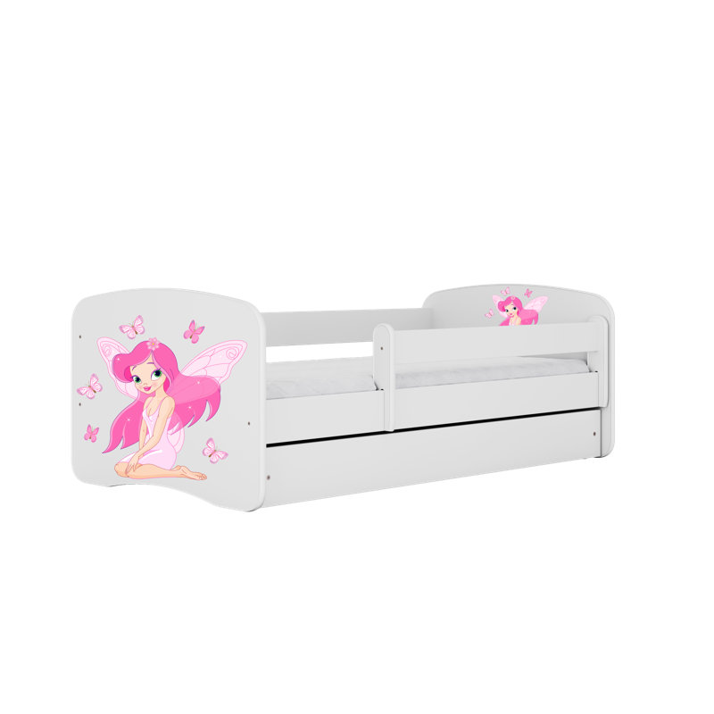 Cicero Standard Panel with Storage Included, Toddler (70 x 140 cm), White