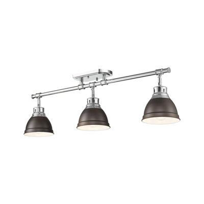 Plafonnier semi-encastré 3 lumières Bryannah