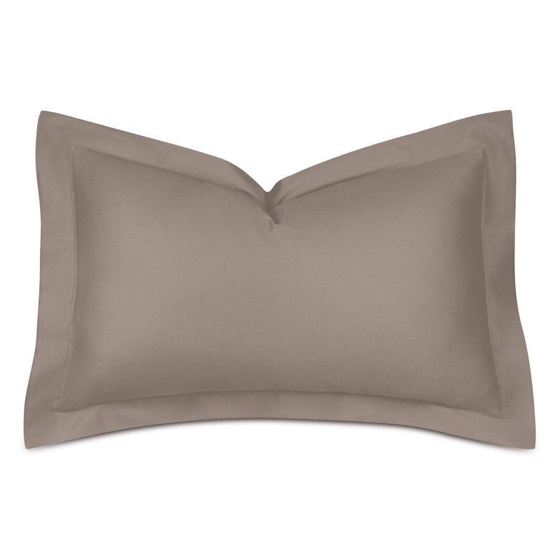 Deluca 100% Cotton Pillow Sham, Fawn, Queen