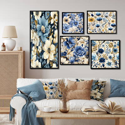 Vaucluse - Floral Wall Decor Set Of 5