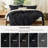 Bedsure Black Duvet Cover Cal King Size - Soft Double Brushed Bedding Set for Kids & Adults（Set of 3）-109724478-109724494