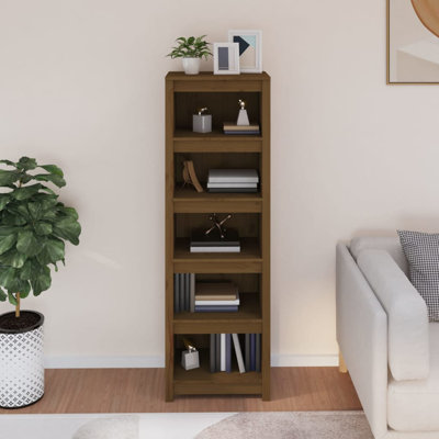 Shinn 154 cm H Solid Wood Standard Bookcase