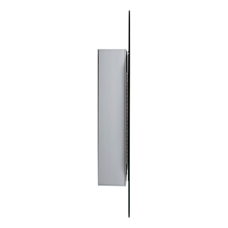 Montrese Single Door Medicine Cabinet with Adjustable Shelves, 36" x 24"