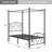 Auxter Metal Canopy Platform Bed Frame, Twin Size Four-Poster Canopied Bed, Mattress Foundation With Headboard And Footboard-1584196361