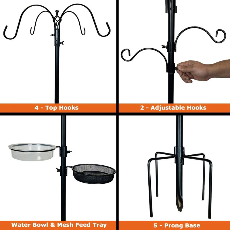 Metal Freestanding Feeding Station