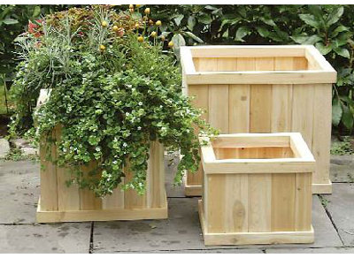 Neuman Handmade Wood Planter Box