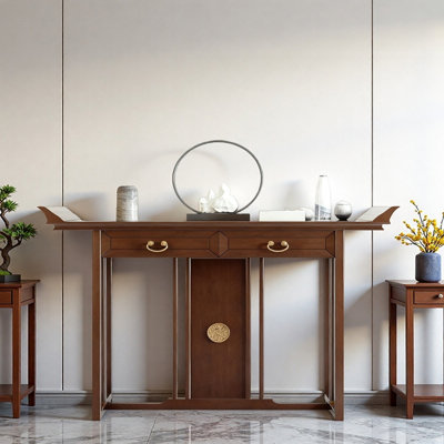 Nouvelle console en bois massif de style chinois