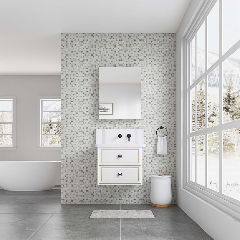 Armoire de rangement murale pour salle de bain, armoire à pharmacie, armoire de salle de bain moderne avec miroir