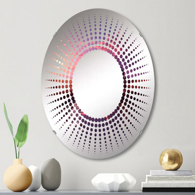 Sunset Farm Dreams - Miroir décoratif Starburst-MIR111683-Ovale