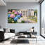 Ensemble de 3 tableaux sur toile tendue « Hortensia Garden Manor »-238912641