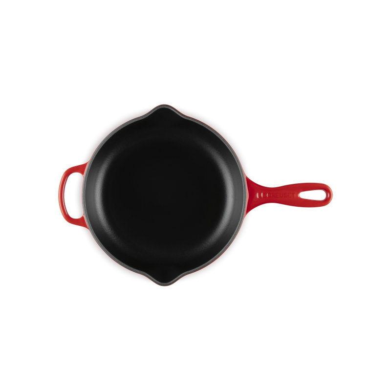 Le Creuset Enameled Cast Iron Skillet, Cerise