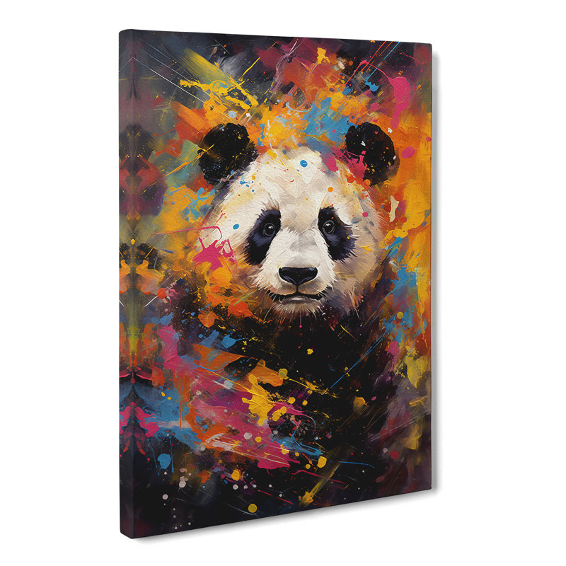 Panda Abstract - No Frame Print, 60cm H x 40cm W x 3cm D