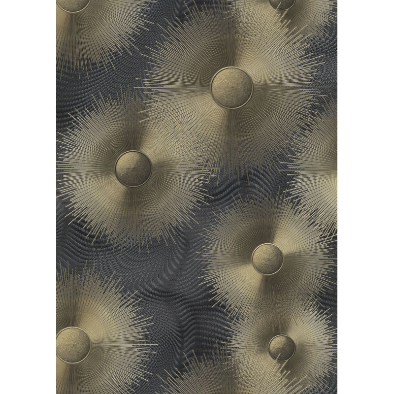 Rouleau de papier peint texturé L 33 po x l 21 po, Gris argenté
