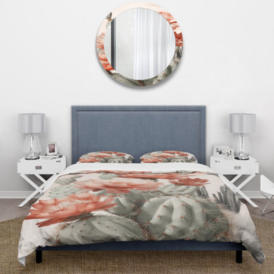 Ensemble de housse de couette Red Desert Cactus Bed
