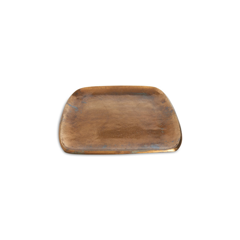 Plateau de service carré empilable Eclipse, Bronze