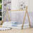 Julieta Twin Size Wood Platform Bed with Triangle Structure-307658500