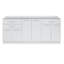 Armoire médicale de cuisine de base prête à assembler, 72 po L, 6 portes, 4 tablettes réglables et 3 tiroirs-138006411