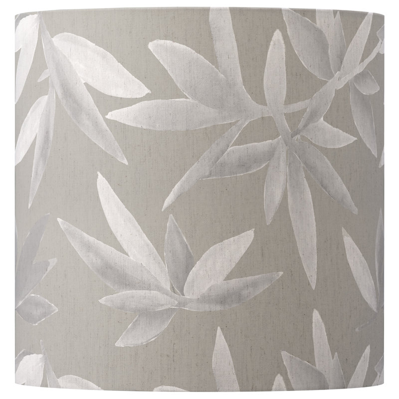 Cotton Round Lamp Shade, 50cm H x 48cm W x 48cm, Ocean