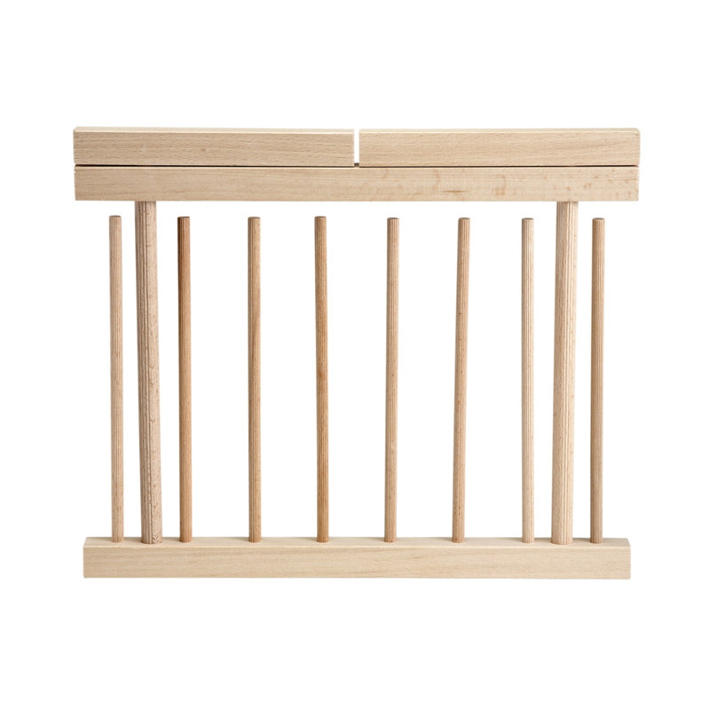 Foldable Wooden Pasta Drying Rack with Compact Storage