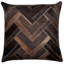 Coussins décoratifs en cuir de vache Canvello