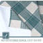 Nappe en vinyle vert à carreaux-50936551