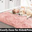 Tapis intérieur / extérieur doux et moelleux à poils longs - Confort luxueux et design élégant-537648551