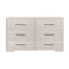 Ensemble de chambre avec grand lit 5 pièces Clara Beige-133242252